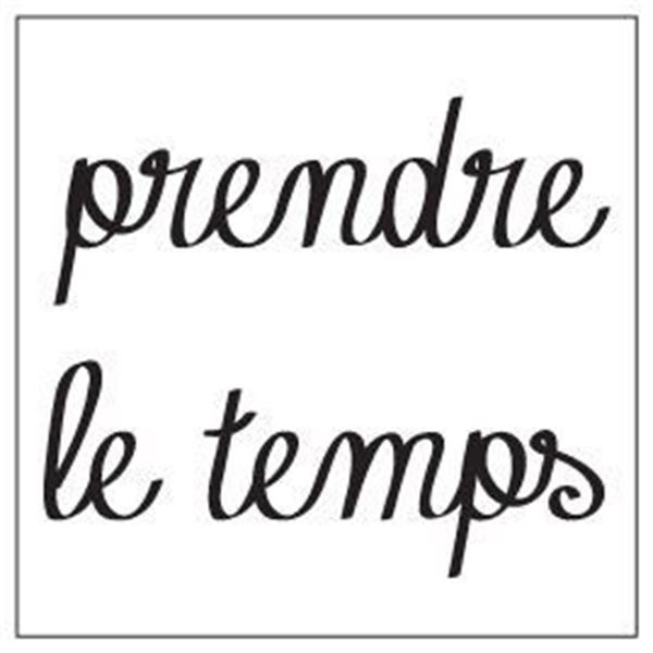 Adhésif Zoe Blabla Prendre le temps noir Cadox Adhésif Zoe Blabla Prendre le temps noir Cadox