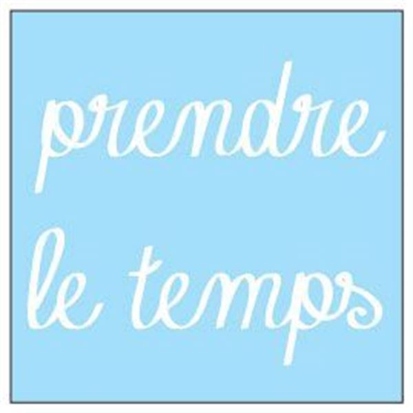 Adhésif Zoe Blabla Prendre le temps blanc Cadox Adhésif Zoe Blabla Prendre le temps blanc Cadox