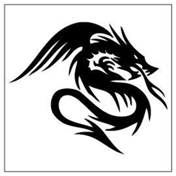 Adhésif Zoe Bidules Dragon noir Cadox Adhésif Zoe Bidules Dragon noir Cadox