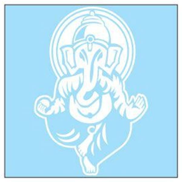 Adhésif Zoe Bidules Ganesh blanc Cadox Adhésif Zoe Bidules Ganesh blanc Cadox