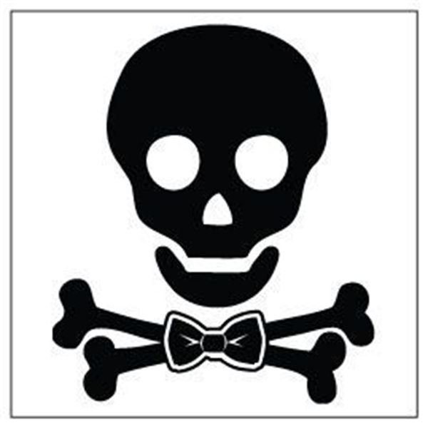 Adhésif Cadox Zoe Boy Friends Tête de Mort Man Noir Adhésif Cadox Zoe Boy Friends Tête de Mort Man Noir
