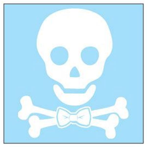 Adhésif Cadox Zoe Boy Friends Tête de Mort Man blanc Adhésif Cadox Zoe Boy Friends Tête de Mort Man blanc