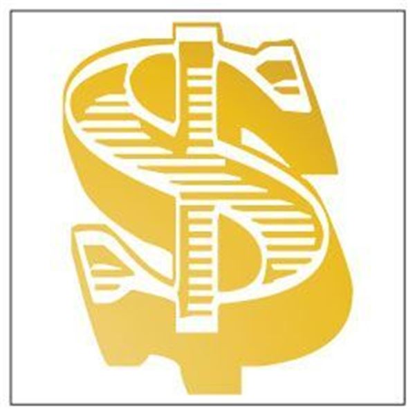 Adhésif Cadox Zoe Bling Bling Dollar doré Adhésif Cadox Zoe Bling Bling Dollar doré