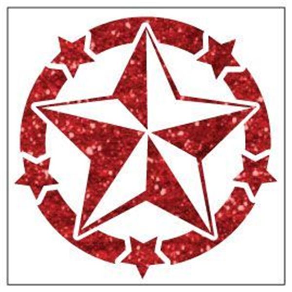 Adhésif Cadox Zoe Bling Bling étoile paillettes rose Adhésif Cadox Zoe Bling Bling étoile paillettes rose