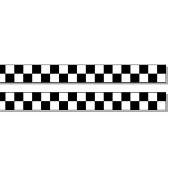 Bandes adhésives Cadox damier noir/blanc 20mmx1,3m x2 Bandes adhésives Cadox damier noir/blanc 20mmx1,3m x2
