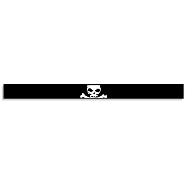 Bandeau adhésif Cadox sous-coque impression blanc sur noir motif Dead Bandeau adhésif Cadox sous-coque impression blanc sur noir motif Dead