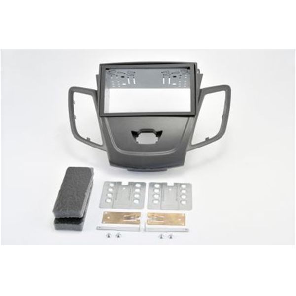 Support autoradio double DIN gris métal FORD FIESTA 2008> Support autoradio double DIN gris métal FORD FIESTA 2008>