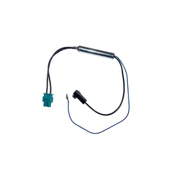 Adaptateur d'antenne 2 Fakra collé/ 1 ISO Volkswagen après 2005 Adaptateur d'antenne 2 Fakra collé/ 1 ISO Volkswagen après 2005