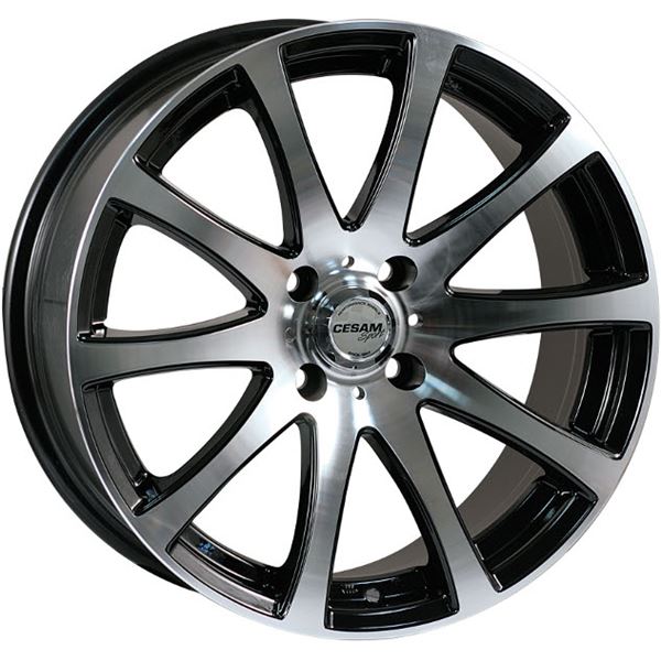 Jante Cesam GTR SPORT BK 16 pouces 10 x112/114 ET35 Jante Cesam GTR SPORT BK 16 pouces 10 x112/114 ET35