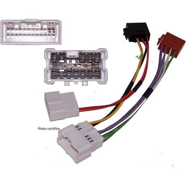 Faisceau autoradio Dacia Renault 2012> ISO 4HP Faisceau autoradio Dacia Renault 2012> ISO 4HP