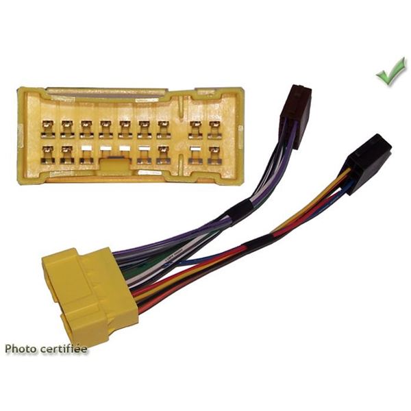 Faisceau autoradio NISSAN 2000> 1 CON>ISO 4HP Faisceau autoradio NISSAN 2000> 1 CON>ISO 4HP
