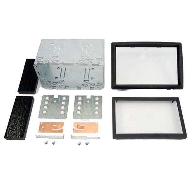 Kit installation 2 DIN pour Renault Megane2 2003>11/2007 Noir P Kit installation 2 DIN pour Renault Megane2 2003>11/2007 Noir P