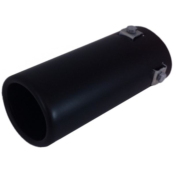 Embout d'échappement noir oval Epoxy 75 x 55 mm Embout d'échappement noir oval Epoxy 75 x 55 mm