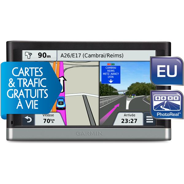 GPS Garmin Nüvi 2447 LMT CE Europe centrale GPS Garmin Nüvi 2447 LMT CE Europe centrale