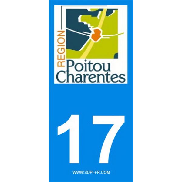 2 Autocollants Poitou Charente 17 2 Autocollants Poitou Charente 17