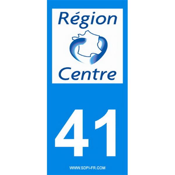 2 Stickers voiture Centre 41 2 Stickers voiture Centre 41