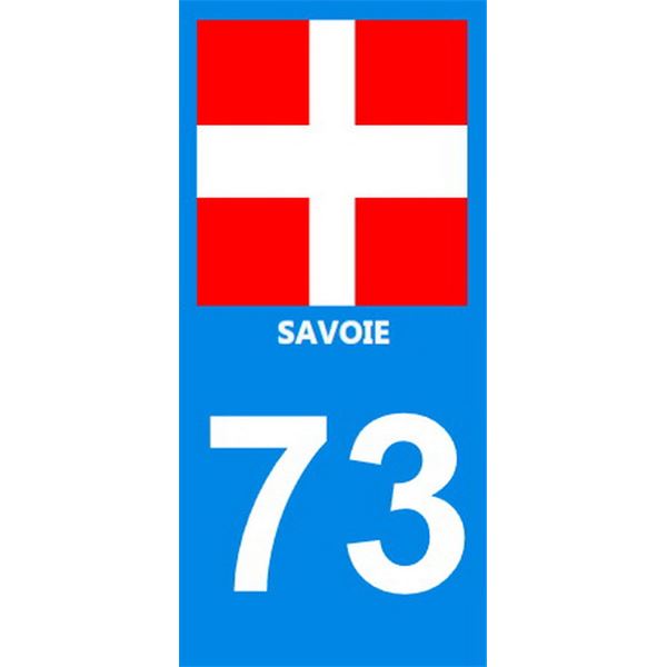 2 Autocollants pour voiture Savoie 73 2 Autocollants pour voiture Savoie 73