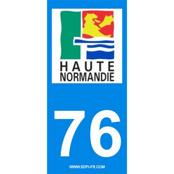 2 Stickers voiture Haute Normandie 76 2 Stickers voiture Haute Normandie 76