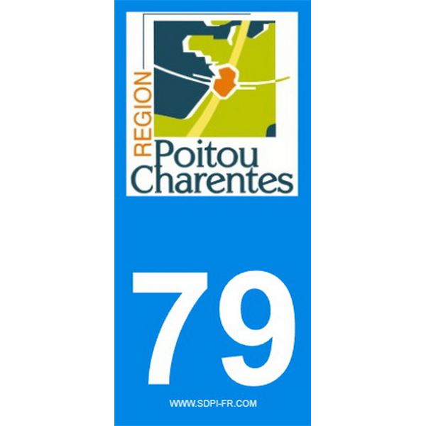 2 Stickers voiture Poitou Charente 79 2 Stickers voiture Poitou Charente 79