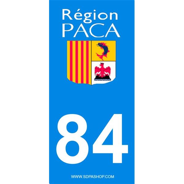 2 Stickers voiture Paca 84 2 Stickers voiture Paca 84