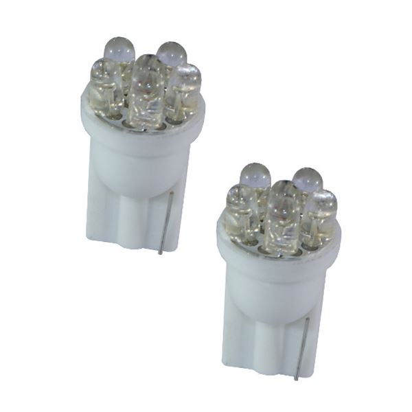 2 ampoules (T10) 7 Leds éclairage blanc Autoled 2 ampoules (T10) 7 Leds éclairage blanc Autoled