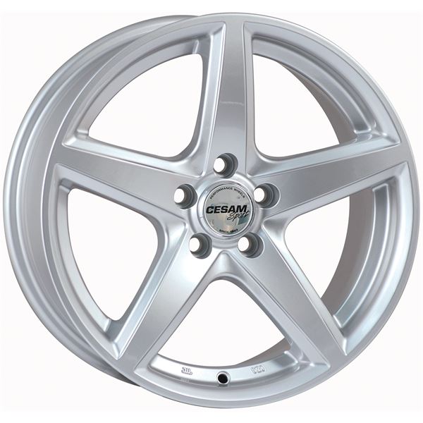 Jante Cesam Sport Bankizz Silver 16 pouces 5x114 ET35 Jante Cesam Sport Bankizz Silver 16 pouces 5x114 ET35