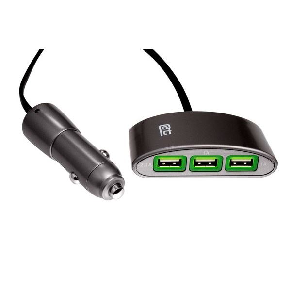 Prise multiple 3USB voiture Auto-T Prise multiple 3USB voiture Auto-T
