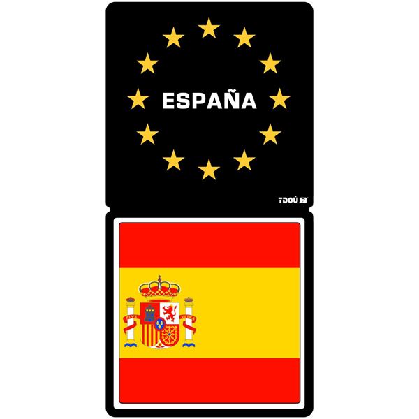 Autocollant voiture département Espagne Tdou Cadox Autocollant voiture département Espagne Tdou Cadox