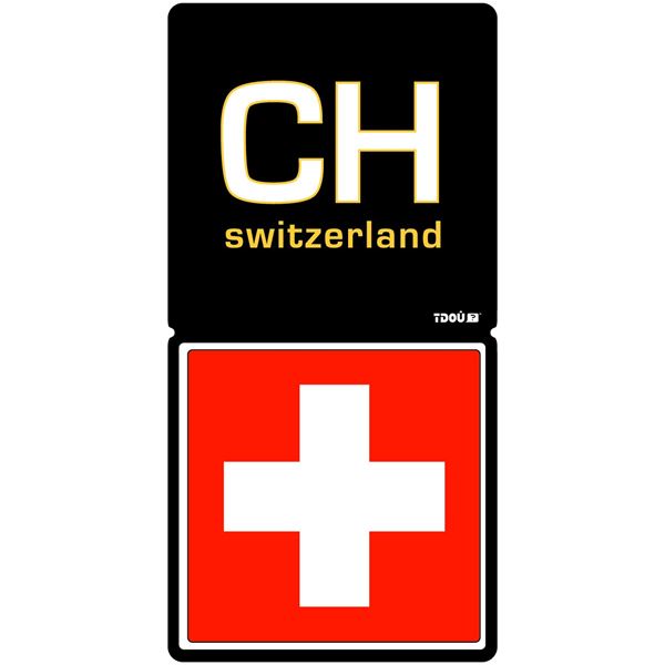 Autocollant voiture département 01 Suisse Autocollant voiture département 01 Suisse