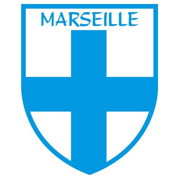 Fanion pour voiture Marseille StickZif Fanion pour voiture Marseille StickZif