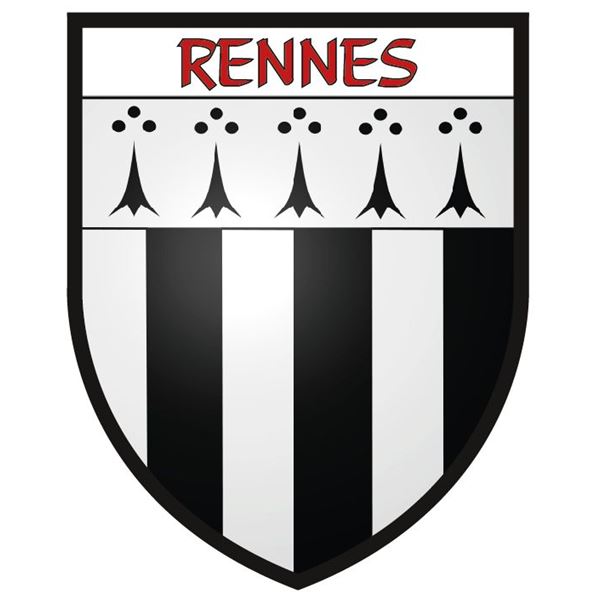 Fanion pour voiture Rennes StickZif Fanion pour voiture Rennes StickZif