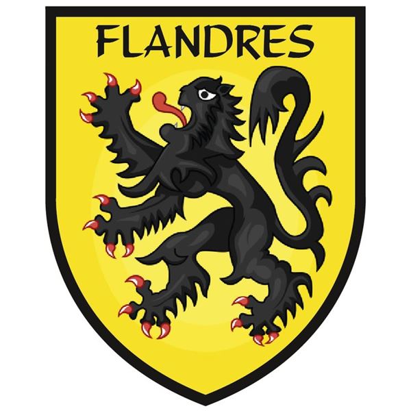 Fanion pour voiture Flandres StickZif Fanion pour voiture Flandres StickZif
