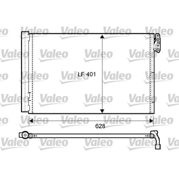 Condenseur de climatisation Valeo 814011 Condenseur de climatisation Valeo 814011