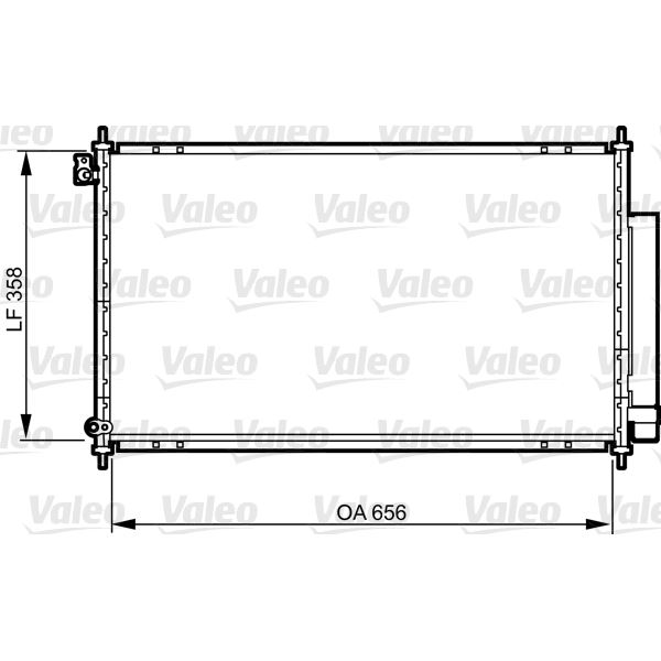 Condenseur de climatisation Valeo 814159 Condenseur de climatisation Valeo 814159