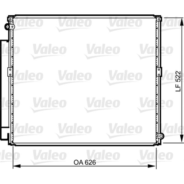 Condenseur de climatisation Valeo 814203 Condenseur de climatisation Valeo 814203