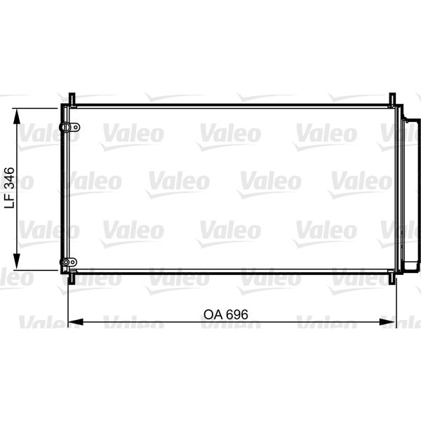 Condenseur de climatisation Valeo 814205 Condenseur de climatisation Valeo 814205