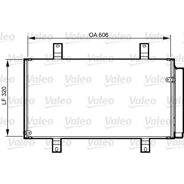 Condenseur de climatisation Valeo 814215 Condenseur de climatisation Valeo 814215