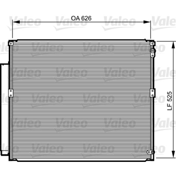 Condenseur de climatisation Valeo 814230 Condenseur de climatisation Valeo 814230