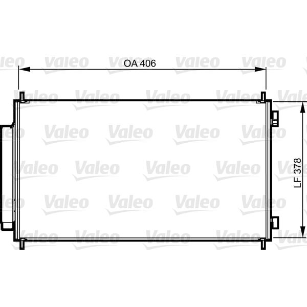 Condenseur de climatisation Valeo 814232 Condenseur de climatisation Valeo 814232