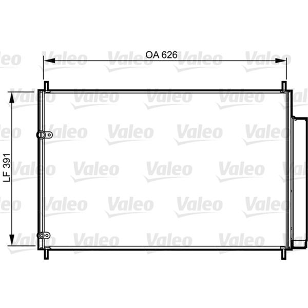 Condenseur de climatisation Valeo 814234 Condenseur de climatisation Valeo 814234