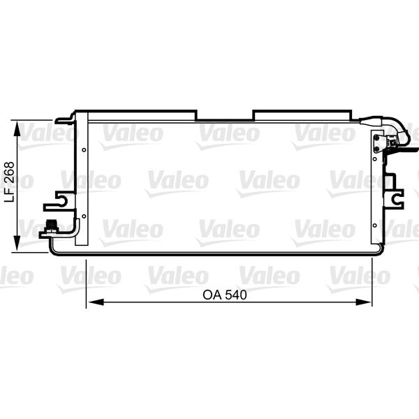 Condenseur de climatisation Valeo 814245 Condenseur de climatisation Valeo 814245
