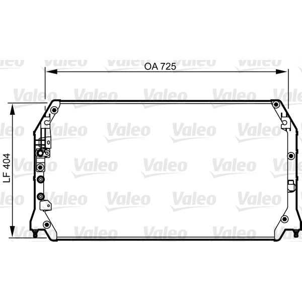 Condenseur de climatisation Valeo 814247 Condenseur de climatisation Valeo 814247