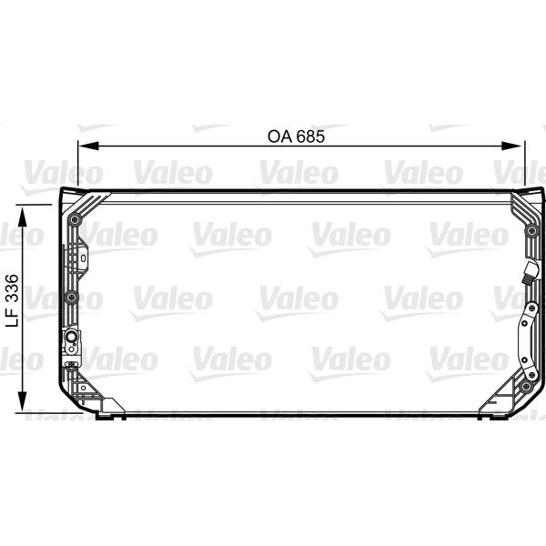 Condenseur de climatisation Valeo 814248 Condenseur de climatisation Valeo 814248