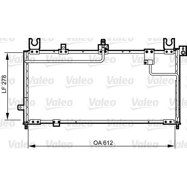 Condenseur de climatisation Valeo 814253 Condenseur de climatisation Valeo 814253