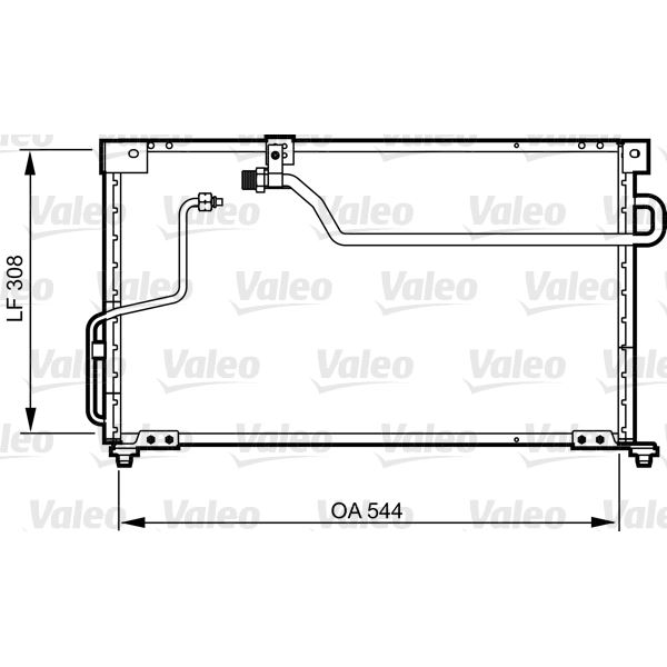 Condenseur de climatisation Valeo 814254 Condenseur de climatisation Valeo 814254
