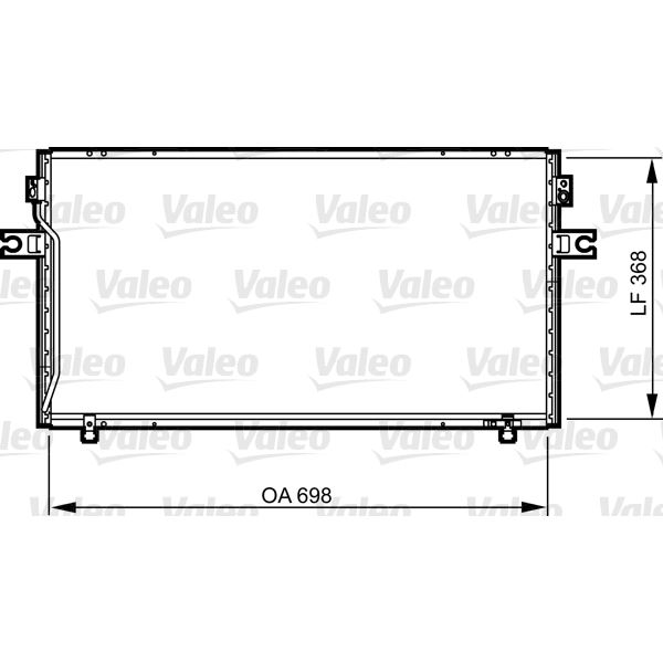 Condenseur de climatisation Valeo 814256 Condenseur de climatisation Valeo 814256