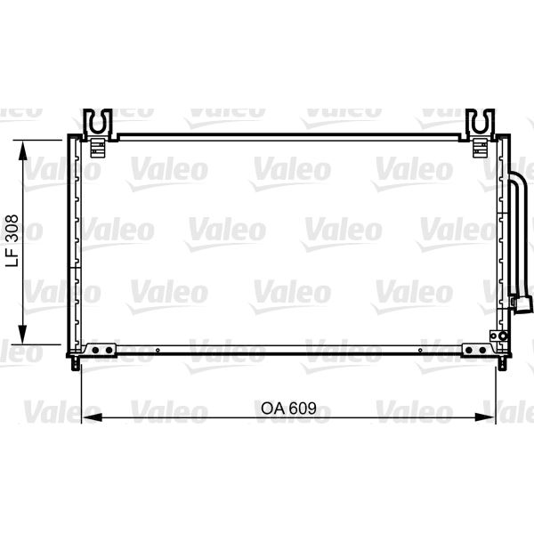 Condenseur de climatisation Valeo 814257 Condenseur de climatisation Valeo 814257