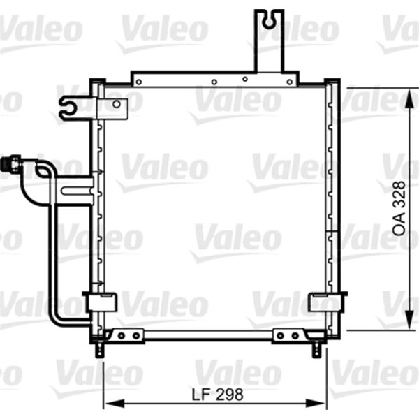 Condenseur de climatisation Valeo 814258 Condenseur de climatisation Valeo 814258