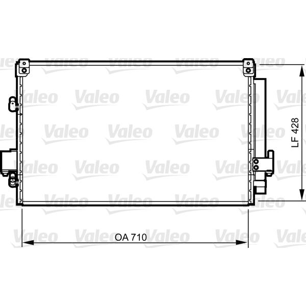 Condenseur de climatisation Valeo 814262 Condenseur de climatisation Valeo 814262