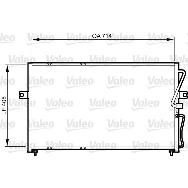 Condenseur de climatisation Valeo 814270 Condenseur de climatisation Valeo 814270
